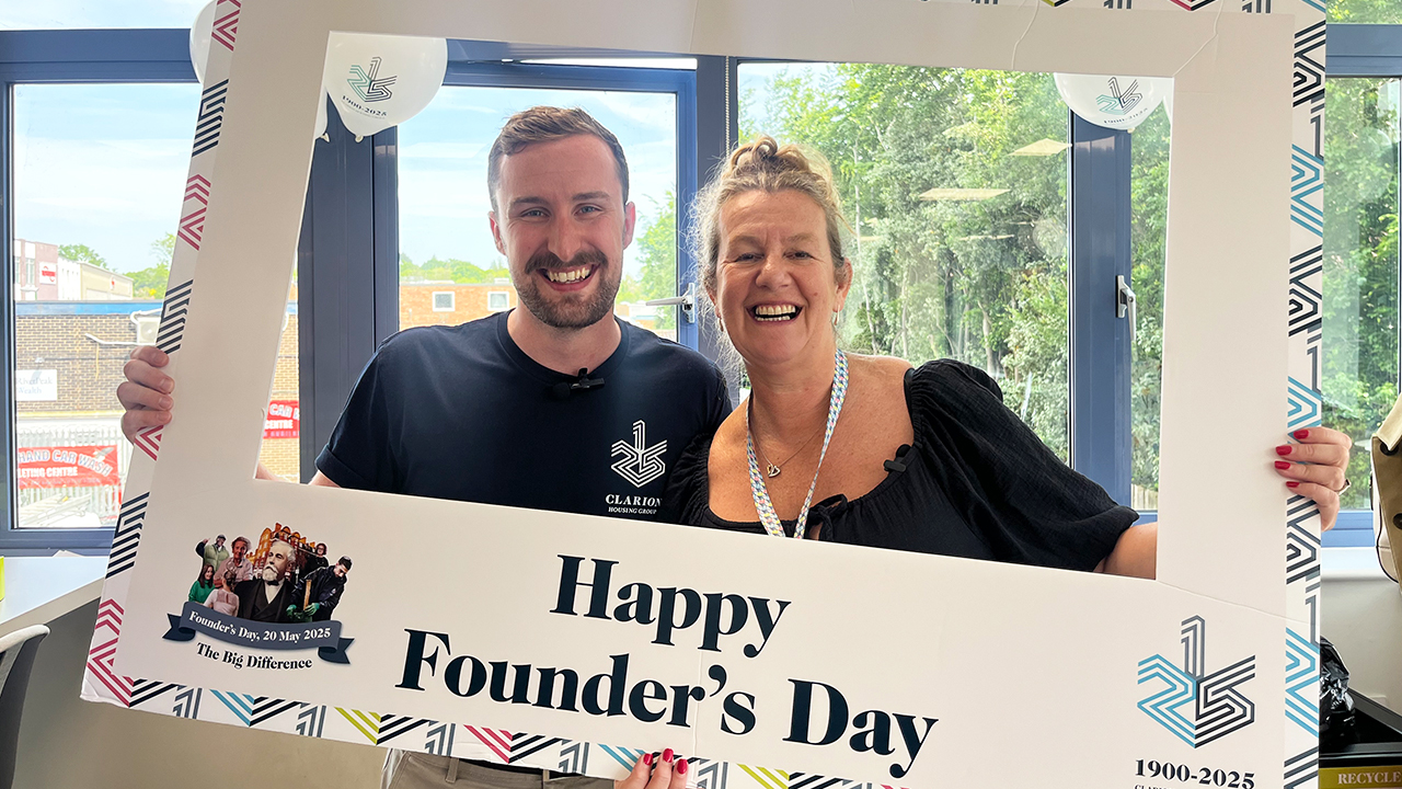 Clarion colleagues celebrating Founder's Day